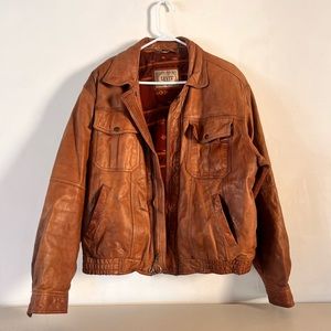 Men's vintage Levi’s leather “James dean” bomber jacket